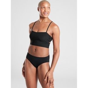 NWT Athleta Shirred Bra Cup Longline Bikini Top